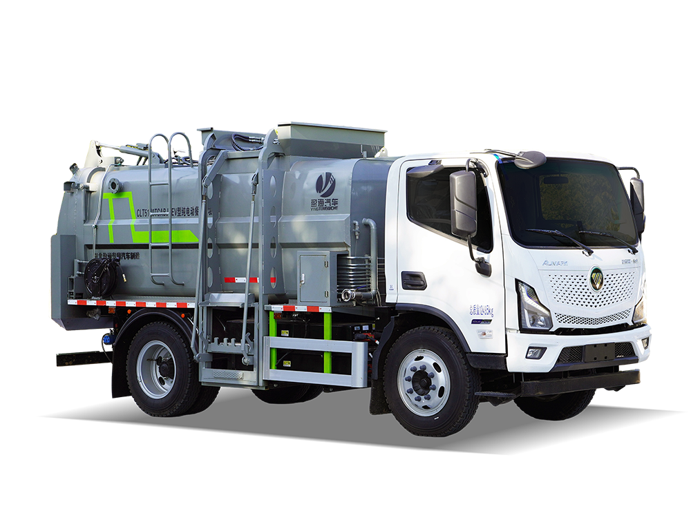 CLT5120TCABJBEV型純電動(dòng)餐廚垃圾車 歐馬可智藍(lán)